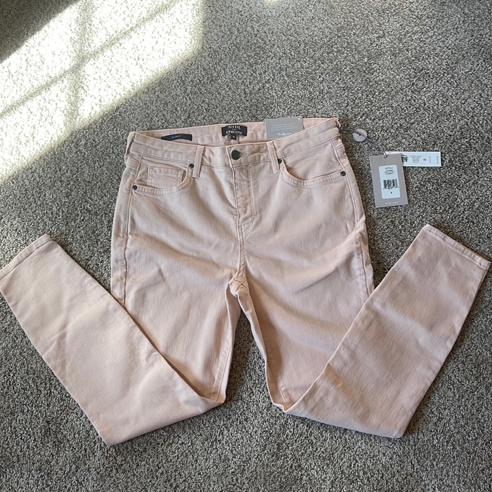 NWT NYDJ for Chico’s skinny jeans size 8